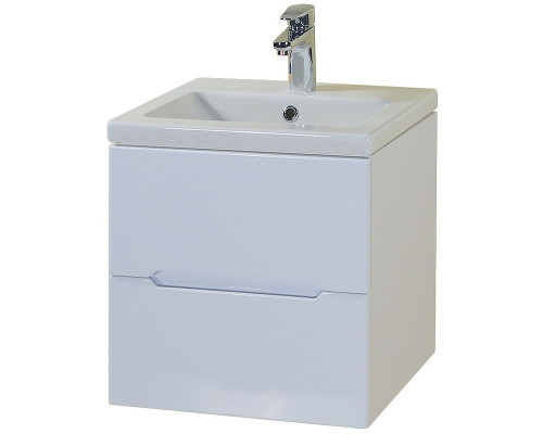 Приобрести Тумба под раковину Onika Айленд 50.13 105021 подвесная Белая в магазине сантехники Santeh-Crystal.ru