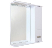 Зеркало со шкафом Onika Балтика 67.02 R 206704 с подсветкой Белое