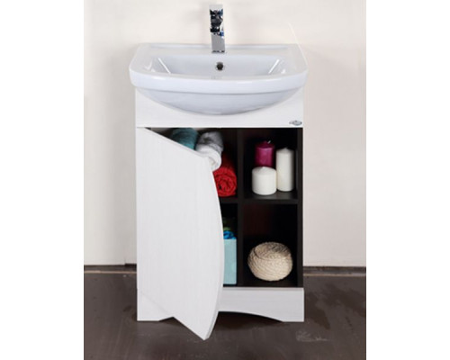 Купить Тумба под раковину Onika Дуэт 50 Бодега светлый Венге в магазине сантехники Santeh-Crystal.ru