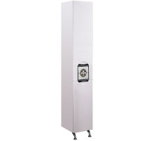 Шкаф пенал Onika Флорена 35.17 R 403517 с бельевой корзиной Белый