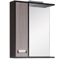 Зеркало со шкафом Onika Гамма 58.01 L 205827 с подсветкой Венге луизиана Ясень шимо светлый