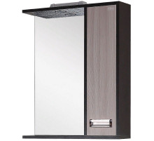 Зеркало со шкафом Onika Гамма 58.01 R 205828 с подсветкой Венге луизиана Ясень шимо светлый