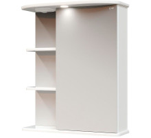 Зеркальный шкаф Onika Карина 60.01 R 206010 с подсветкой Белый