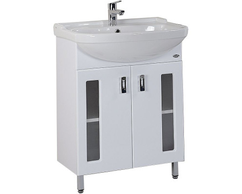 Приобрести Тумба под раковину Onika Кристалл 65.18 106545 Белая в магазине сантехники Santeh-Crystal.ru