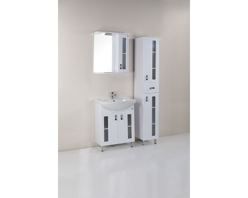 Приобрести Тумба под раковину Onika Кристалл 65.18 106545 Белая в магазине сантехники Santeh-Crystal.ru