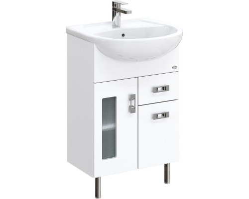 Приобрести Тумба под раковину Onika Кристалл 55.182 105551 Белая в магазине сантехники Santeh-Crystal.ru