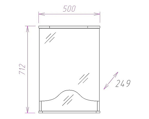 Santeh-Crystal.ru: Зеркальный шкаф Onika Лидия 50 L 205003 с подсветкой Белый Заказать Зеркальный шкаф Onika Лидия 50 L 205003 с подсветкой Белый в магазине сантехники Santeh-Crystal.ru