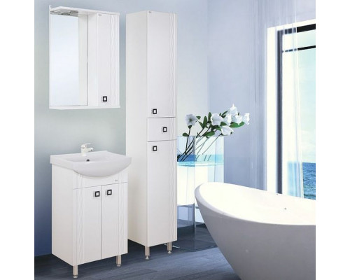 Приобрести Тумба под раковину Onika Лига 60.11 106134 Белая в магазине сантехники Santeh-Crystal.ru