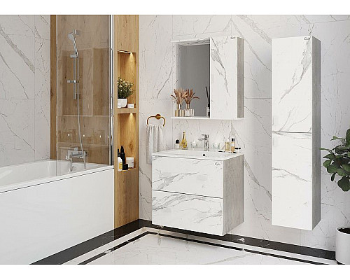 Santeh-Crystal.ru: Зеркало со шкафом Onika Марбл 65.00 У 206545 Мрамор Камень бетонный Заказать Зеркало со шкафом Onika Марбл 65.00 У 206545 Мрамор Камень бетонный в магазине сантехники Santeh-Crystal.ru