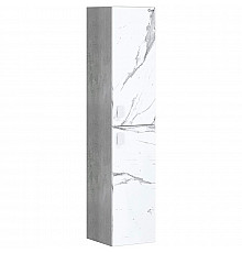 Шкаф пенал Onika Марбл 30.10 403076 подвесной Мрамор Камень бетонный
