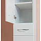 Купить Шкаф пенал Onika Модерн 40.17 L 404009 с бельевой корзиной Белый в магазине сантехники Santeh-Crystal.ru