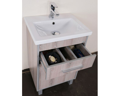 Приобрести Тумба под раковину Onika Натали 50 Ясень шимо светлый в магазине сантехники Santeh-Crystal.ru