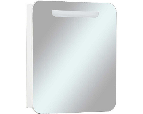 Приобрести Зеркальный шкаф Onika Неаполь 60.01 R 206064 с подсветкой Белый в магазине сантехники Santeh-Crystal.ru