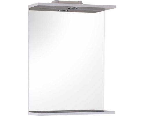 Купить Зеркало Onika Омега 52.01 205206 с подсветкой Белый в магазине сантехники Santeh-Crystal.ru