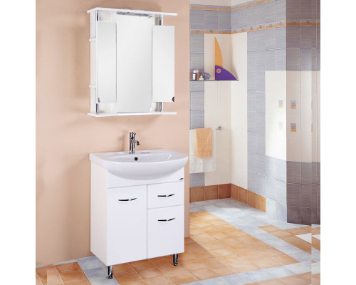 Заказать Тумба под раковину Onika Стелла 65 с ящиком Белая в магазине сантехники Santeh-Crystal.ru