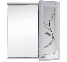 Зеркало со шкафом Onika Валенсия 65.01 R 206532 с подсветкой Белое