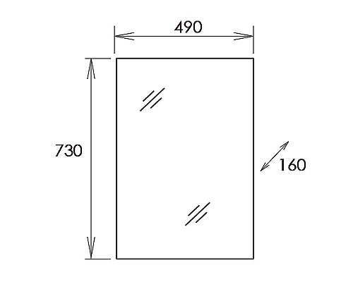 Приобрести Зеркальный шкаф Onika Венеция 50.00 205014 Белое в магазине сантехники Santeh-Crystal.ru