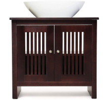 Тумба с раковиной Orange Capri 75 OCN-75TU+RA Орех