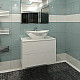 Купить Тумба с раковиной Orange Otto 75 Ot-75TuSTONE+G56 Белая в магазине сантехники Santeh-Crystal.ru