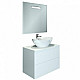 Купить Тумба с раковиной Orange Otto 75 Ot-75TuSTONE+G56 Белая в магазине сантехники Santeh-Crystal.ru