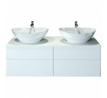 Тумба с раковиной Orange Otto 130 Ot-130TuSTONE+G56 Белая