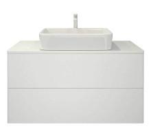 Тумба под раковину Orange Otto Ot-100TuMDF подвесная Белый глянцевый