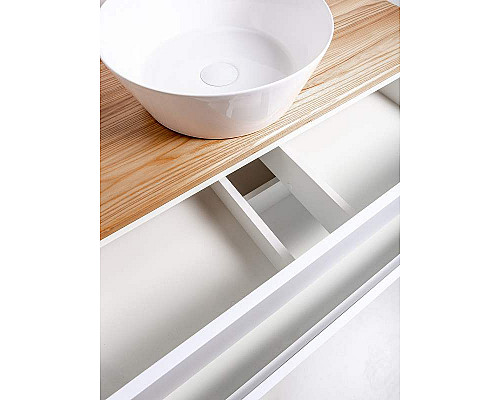 Santeh-Crystal.ru: Тумба с раковиной Orange Otto 100 Ot-100TuWOOD+B08-360W подвесная Белая Ясень Заказать Тумба с раковиной Orange Otto 100 Ot-100TuWOOD+B08-360W подвесная Белая Ясень в магазине сантехники Santeh-Crystal.ru