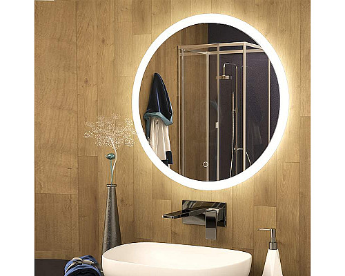 Купить Зеркало Orange Sun 70 OS-70ZE с подсветкой с сенсорным выключателем в магазине сантехники Santeh-Crystal.ru