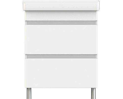 Заказать Тумба с раковиной Orange Topline-Lyon 70 TLNF70+RA Белый глянец в магазине сантехники Santeh-Crystal.ru