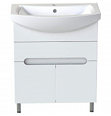 Тумба с раковиной Orange Topline-Rio 70 TR70-03E+RA Белый глянец