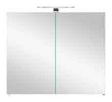 Зеркальный шкаф Orans BC-4023W 80 4023800w с подсветкой Белый глянец