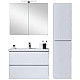 Купить Тумба с раковиной Orans BC-4023W 60 4023600WUV005 подвесная Белый глянец в магазине сантехники Santeh-Crystal.ru
