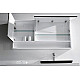 Купить Зеркальный шкаф Orans BC-6019-1200R 120 601912RЗ Белый Черный в магазине сантехники Santeh-Crystal.ru