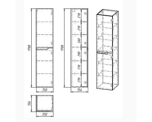 Santeh-Crystal.ru: Шкаф пенал Owl 1975 Hella 35 L OW24.04.02 подвесной Серый глянец Приобрести Шкаф пенал Owl 1975 Hella 35 L OW24.04.02 подвесной Серый глянец в магазине сантехники Santeh-Crystal.ru