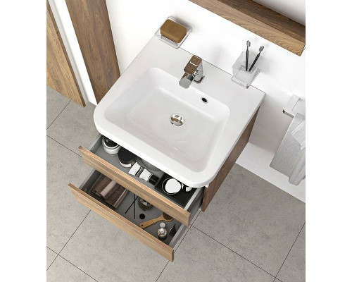 Приобрести Тумба под раковину Ravak SD 10° II 55 X000001283 подвесная Белая в магазине сантехники Santeh-Crystal.ru