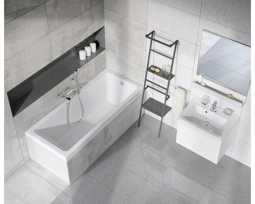 Приобрести Тумба под раковину Ravak SD 10° II 55 X000001283 подвесная Белая в магазине сантехники Santeh-Crystal.ru