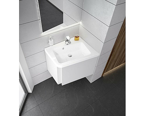 Купить Тумба под раковину Ravak SD 10° 65 L X000000745 подвесная Белая в магазине сантехники Santeh-Crystal.ru