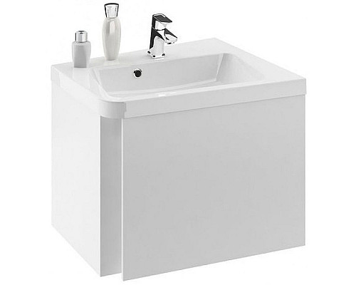 Приобрести Тумба под раковину Ravak SD 10° 65 R X000000748 подвесная Белая в магазине сантехники Santeh-Crystal.ru