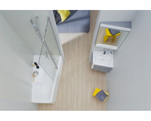 Купить Зеркало Ravak 10° 65 R X000001079 угловое Белый глянец в магазине сантехники Santeh-Crystal.ru