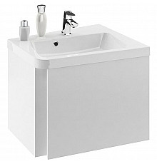Тумба под раковину Ravak SD 10° 55 R X000000742 подвесная Белая глянцевая