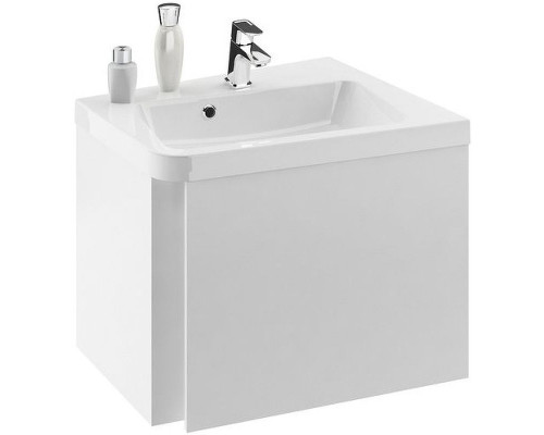 Заказать Тумба под раковину Ravak SD 10° 55 R X000000742 подвесная Белая глянцевая в магазине сантехники Santeh-Crystal.ru