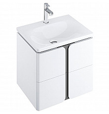 Тумба под раковину Ravak SD Balance 50 X000001365 подвесная Белая Графит