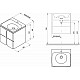 Купить Тумба под раковину Ravak SD Balance 80 X000001368 подвесная Белая в магазине сантехники Santeh-Crystal.ru