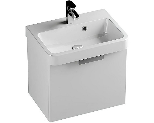 Заказать Тумба под раковину Ravak Be Happy II 53 X000001097 подвесная Белая в магазине сантехники Santeh-Crystal.ru