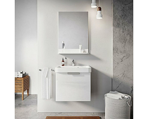 Заказать Зеркало Ravak Be Happy II 55 X000001099 Белое в магазине сантехники Santeh-Crystal.ru