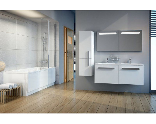 Купить Тумба под раковину Ravak SD Chrome 120 X000000536 подвесная Белая глянцевая в магазине сантехники Santeh-Crystal.ru