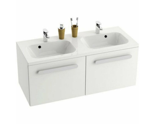 Купить Тумба под раковину Ravak SD Chrome 120 X000000536 подвесная Белая глянцевая в магазине сантехники Santeh-Crystal.ru