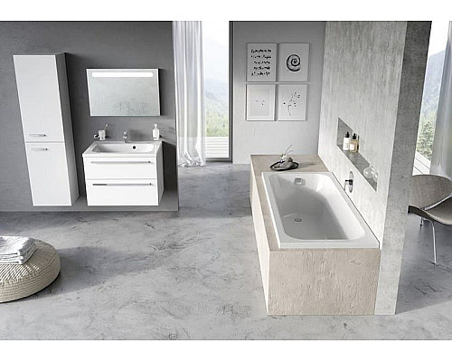 Купить Зеркало Ravak Chrome 70 X000000548 с подсветкой Белое в магазине сантехники Santeh-Crystal.ru