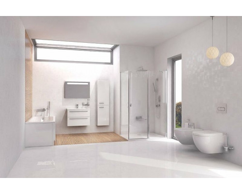 Купить Шкаф пенал Ravak Chrome 39 R X000000543 подвесной Белый глянец в магазине сантехники Santeh-Crystal.ru