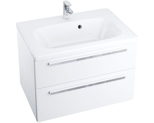 Купить Тумба под раковину Ravak SD Chrome II 80 X000000922 подвесная Белая в магазине сантехники Santeh-Crystal.ru